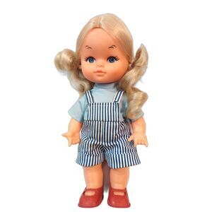 Uneeda (?) 9" Doll Unreadable Markings Vintage (toni toddler toddles Hong Kong)